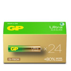 Confezione 24 Batterie GP Ultra Alcaline Ministilo AAA 24AU/LR03 GP BATTERIES