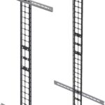 Canala Discesa Cavi per Armadi Rack 19'' Profondi 600 mm Nero INTELLINET