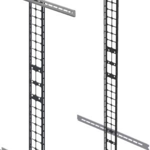 Canala Discesa Cavi per Armadi Rack 19'' Profondi 600 mm Nero INTELLINET