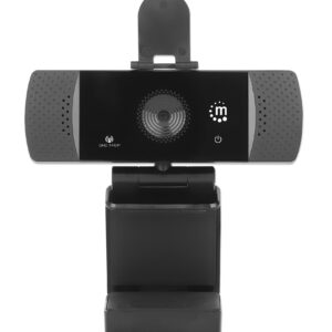 Webcam USB QHD 1440p con Cancellazione del Rumore MANHATTAN