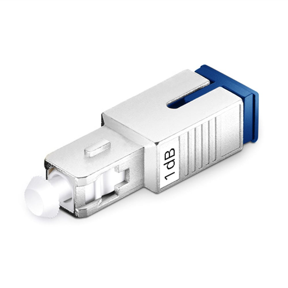 Attenuatore SC/APC Monomodale 1 dB Blu OEM