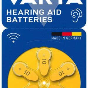Batterie a Bottone per Apparecchi Acustici V10 6pz VARTA