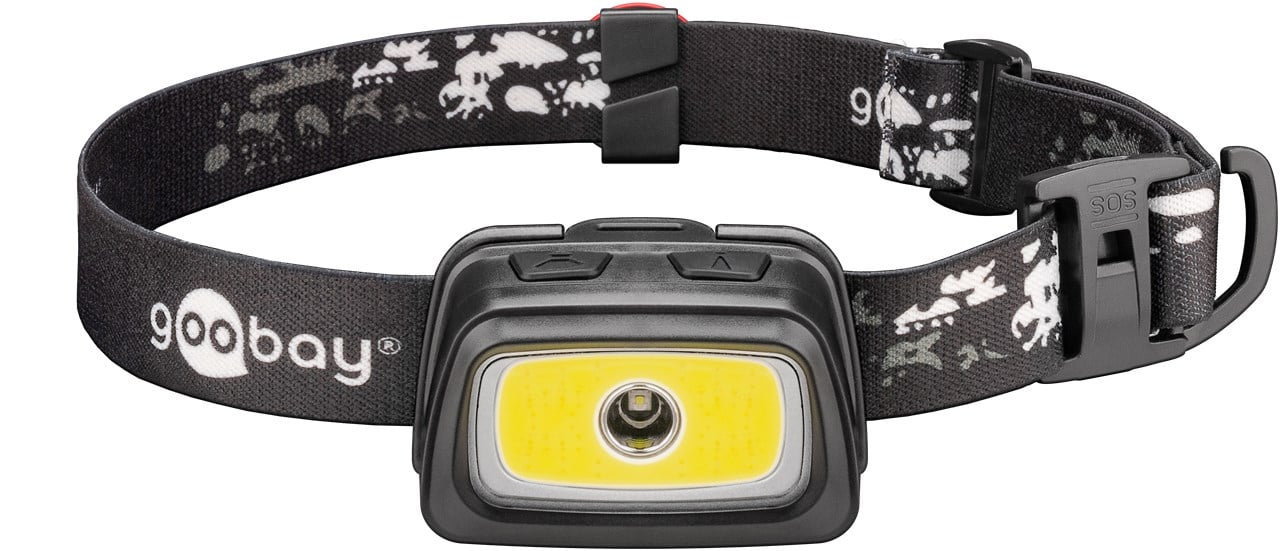 Lampada Frontale Torcia a LED ad Alta Luminosità 240lm GOOBAY