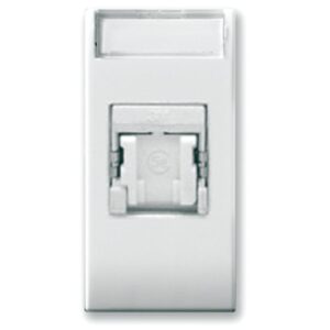 Domus S44 Presa RJ45 Cat.6 FTP Connettore 3M con Tappo Bianco Lucido AVE