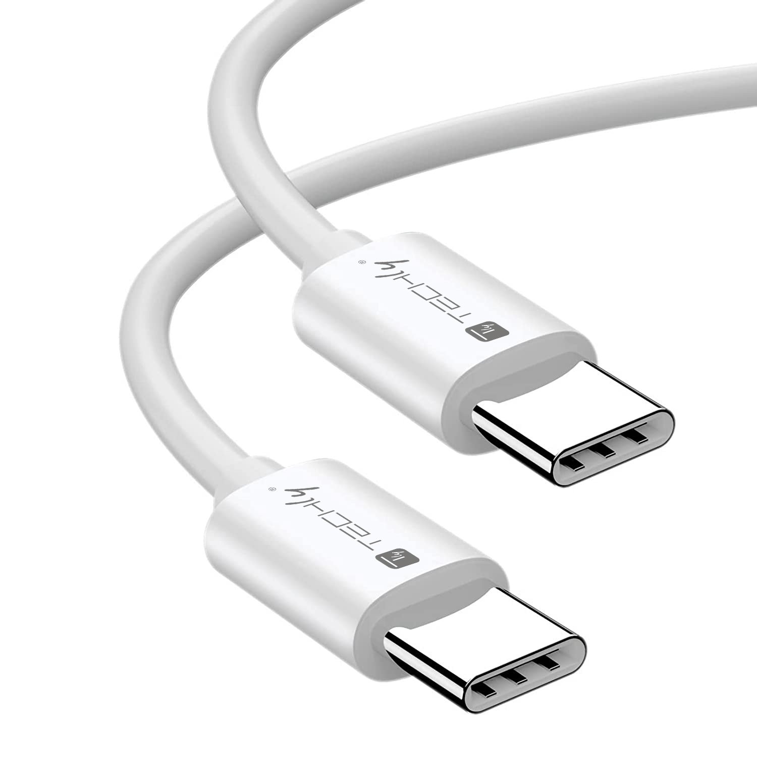 Cavo USB4 Gen3 EPR USB-C™ M/M 40G 240W PD3.1 8K E-Mark Certificato 1m TECHLY