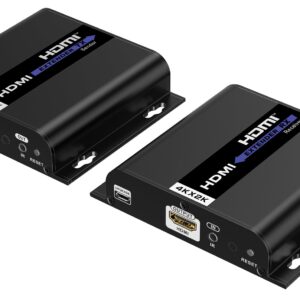 Extender HDMI over IP con PoE IR 4K UHD su Cavo Cat.6 fino a 120m TECHLY