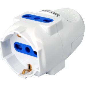 Multipresa Volante 1x 10/16A/Schuko e 2x 10/16A Bipasso TECHLY