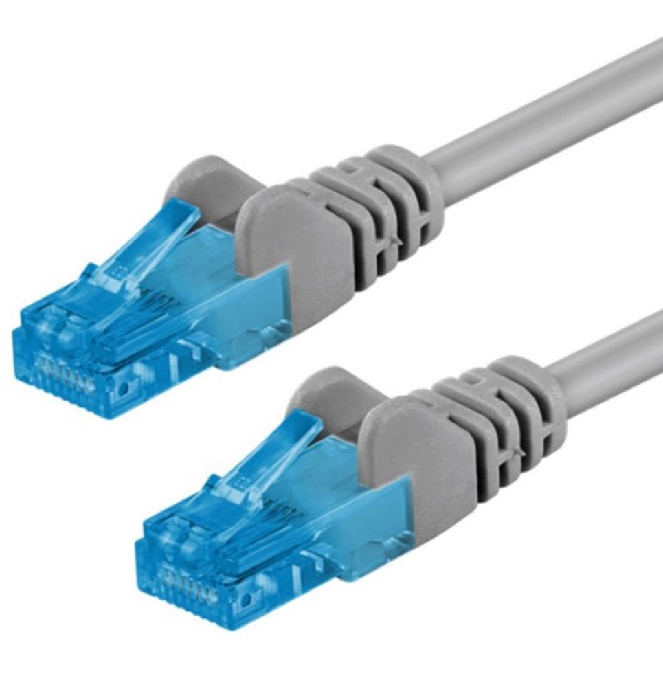 Cavo di rete Patch in Rame Cat. 6A Grigio UTP 0,5 m GOOBAY