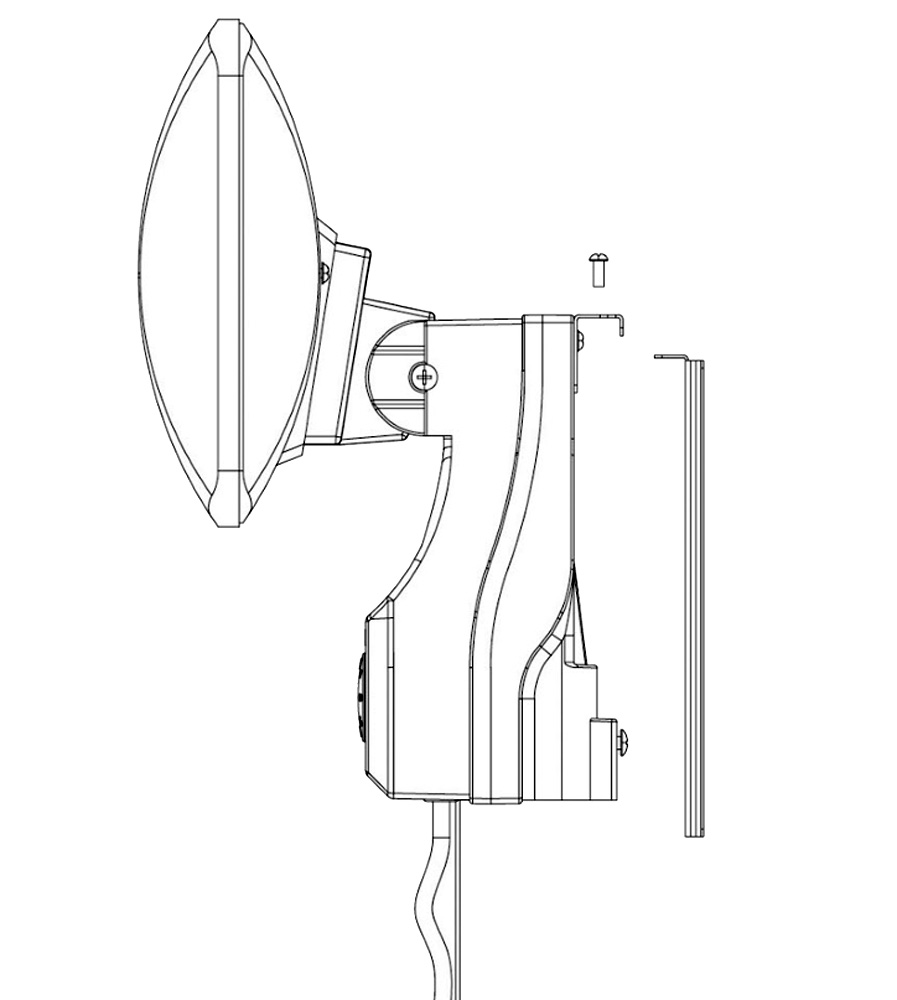 Stufetta da Parete al Quarzo per Interno Esterno IP24 2400W TECHLY - immagine 9