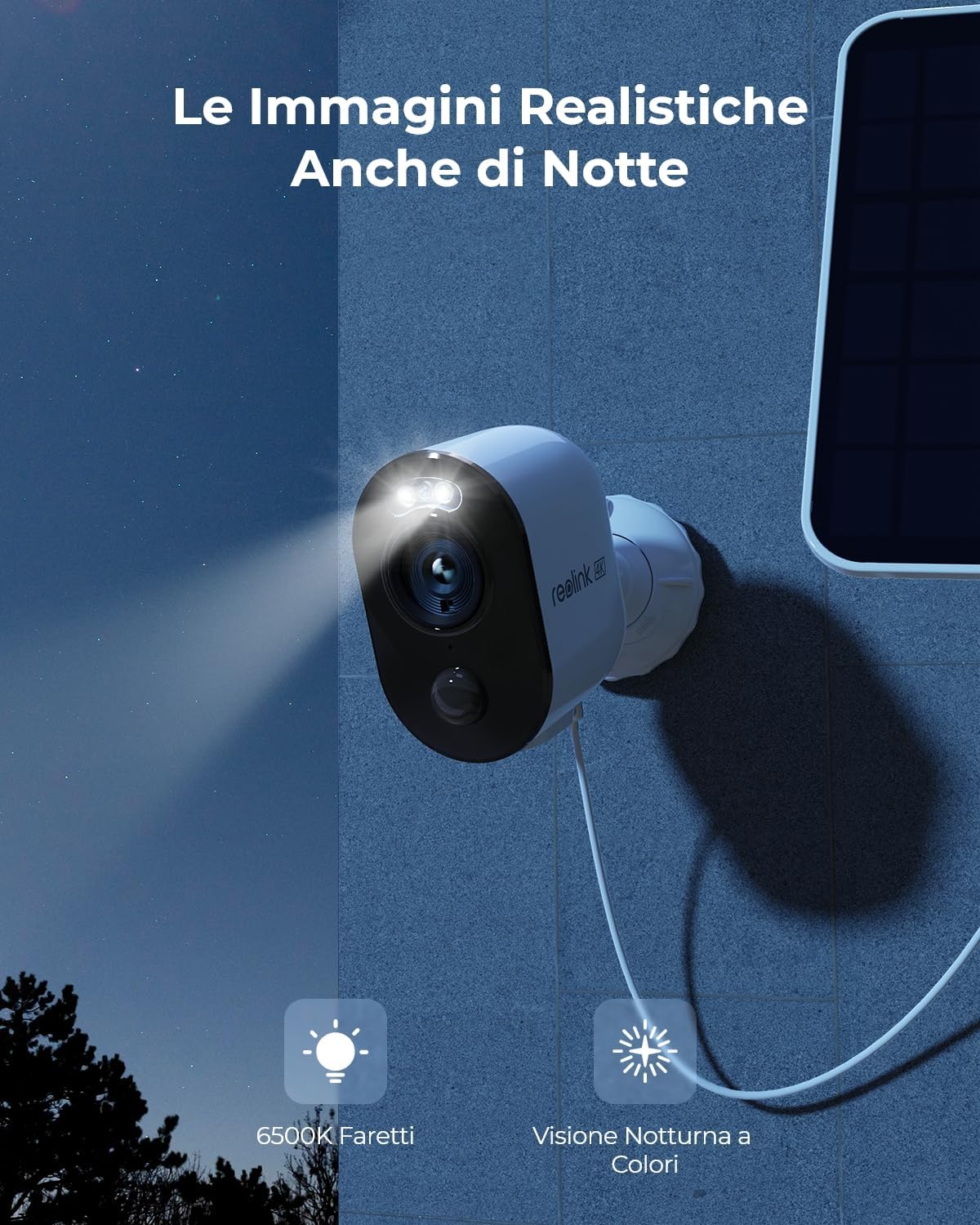 Telecamera di Sicurezza a Batteria 4K 8MP Argus 3 Ultra, BWC4K01 REOLINK - immagine 10