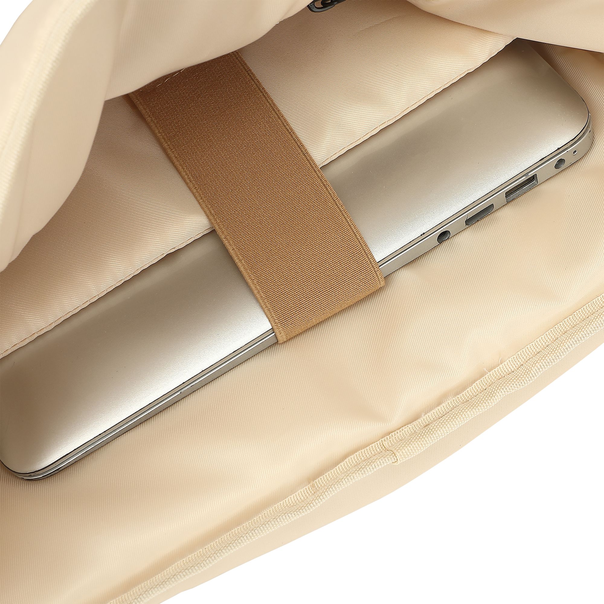Zaino Rolltop Impermeabile per Notebook Jakarta 15,6'' Beige SBOX - immagine 10