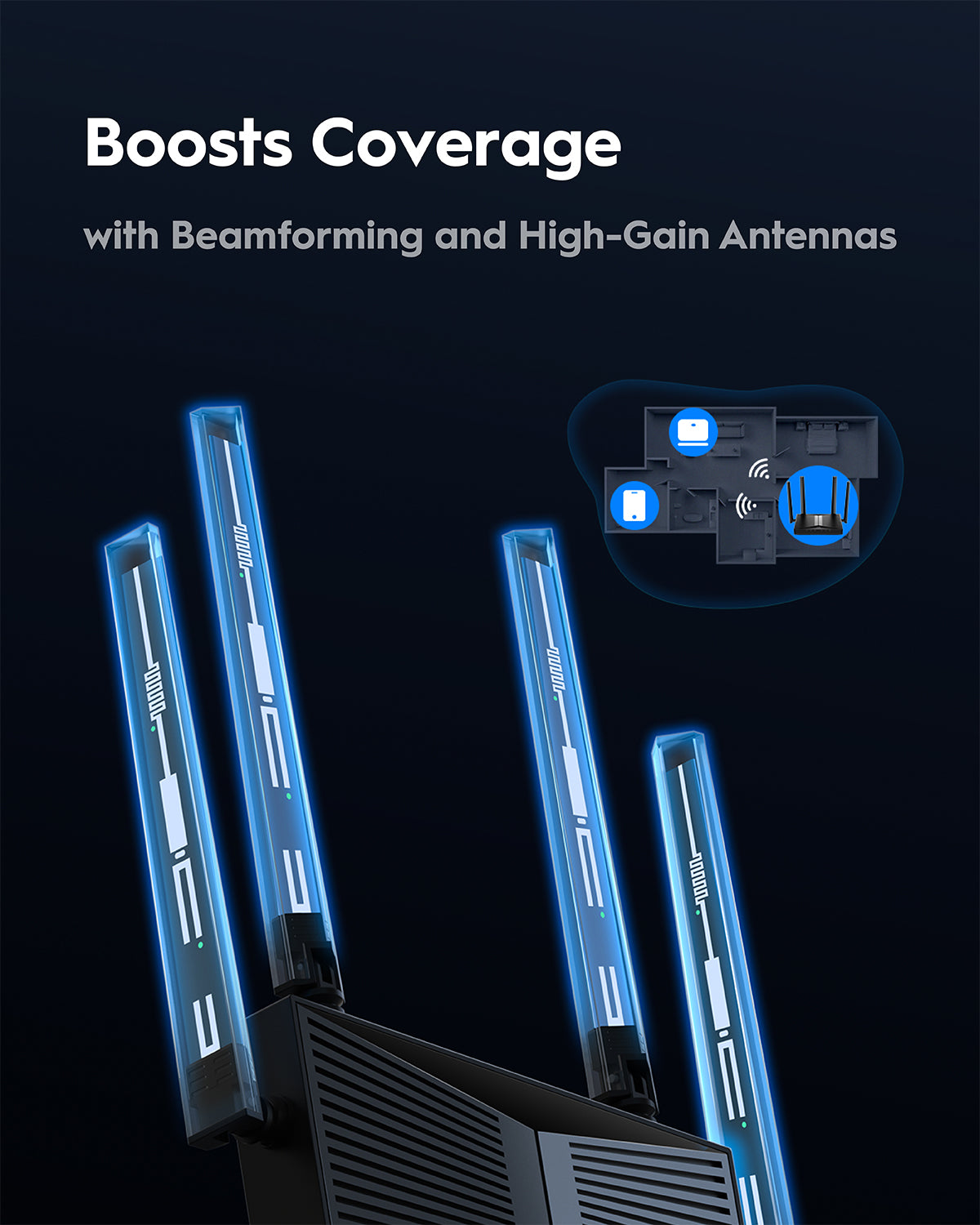 Router Gigabit Wi-Fi 7, WR3600 CUDY - immagine 9