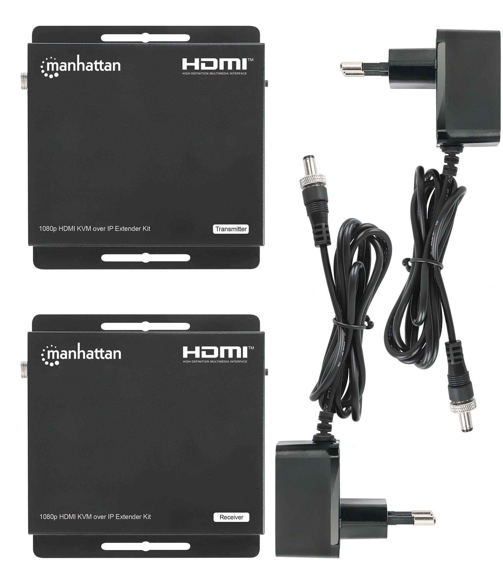 Kit Extender HDMI KVM Over IP 1080p fino a 120m MANHATTAN - immagine 8