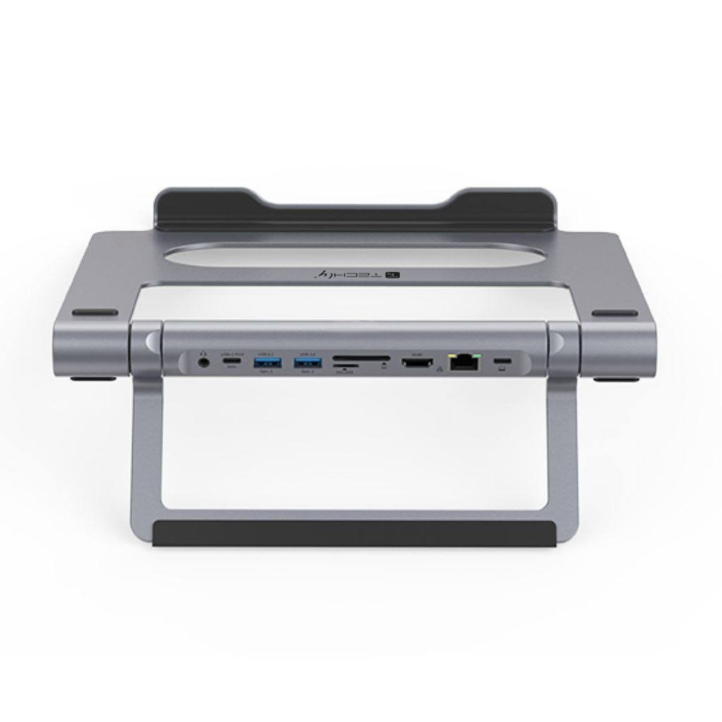Docking Station USB-C™ 9 in 1 Hub USB3.1 Stand per Notebook Pieghevole TECHLY - immagine 9