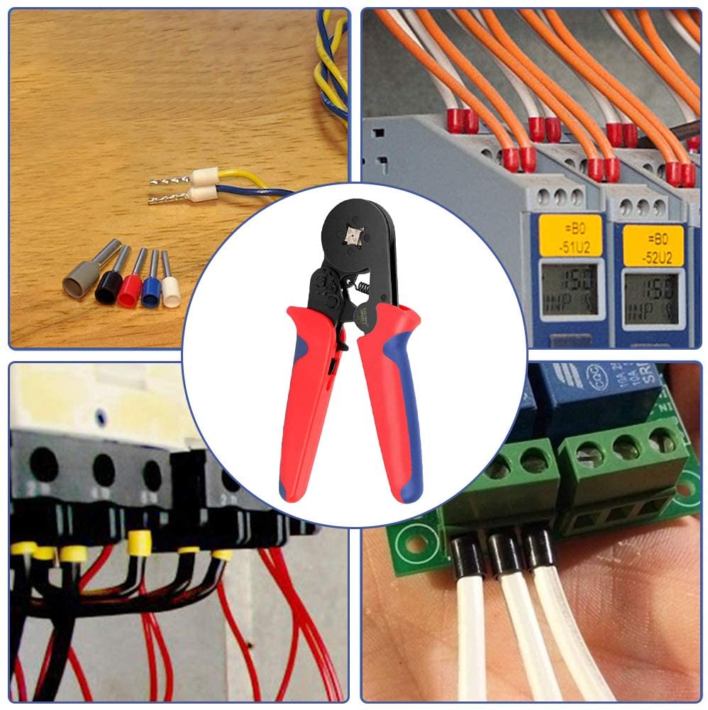 Pinza Crimpare a Cricchetto per Capicorda con 1200 Terminali 2.5-6.0 mm² LOGILINK - immagine 8