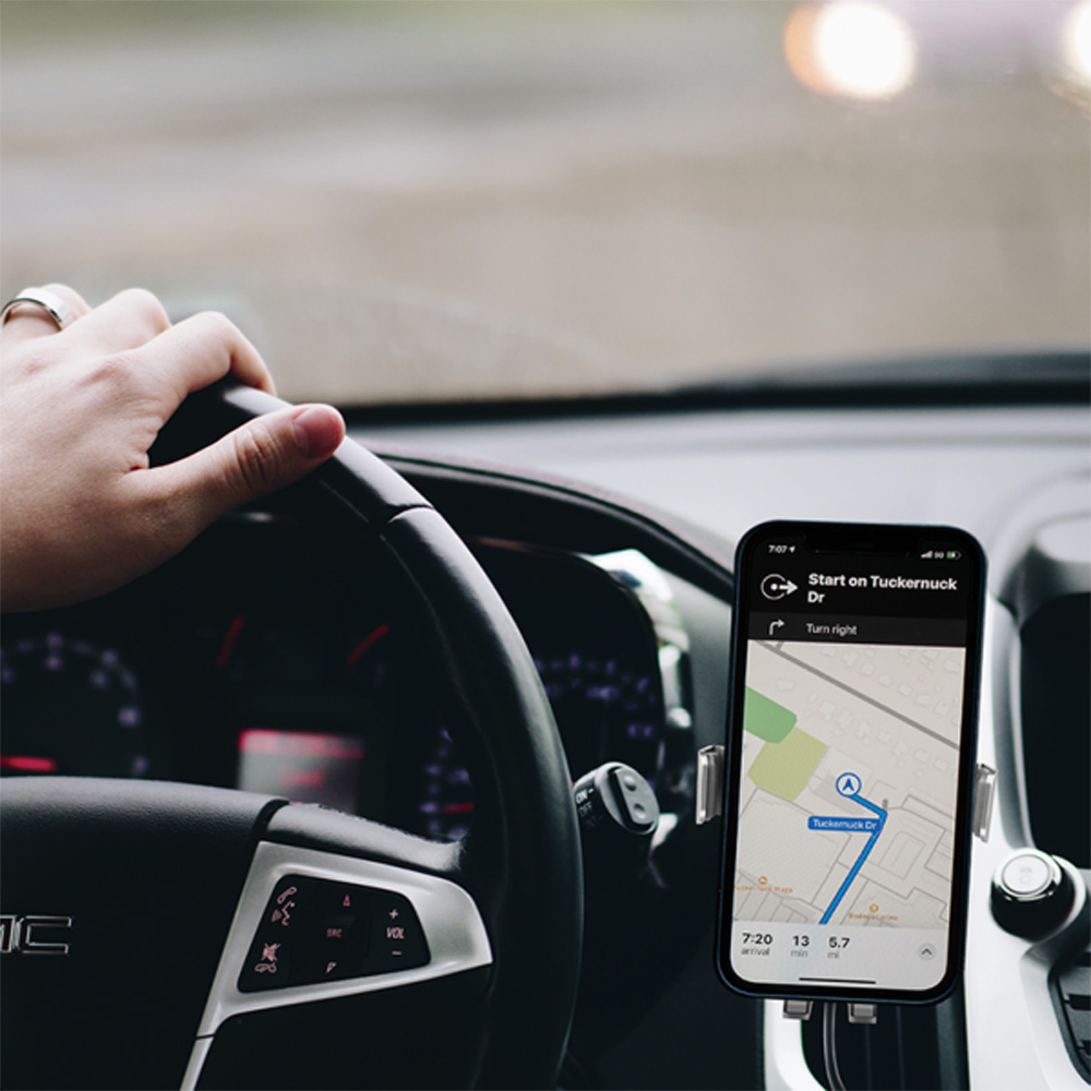 Supporto da Auto Ricarica Wireless per Smartphone da Presa d'aria LOGILINK - immagine 9