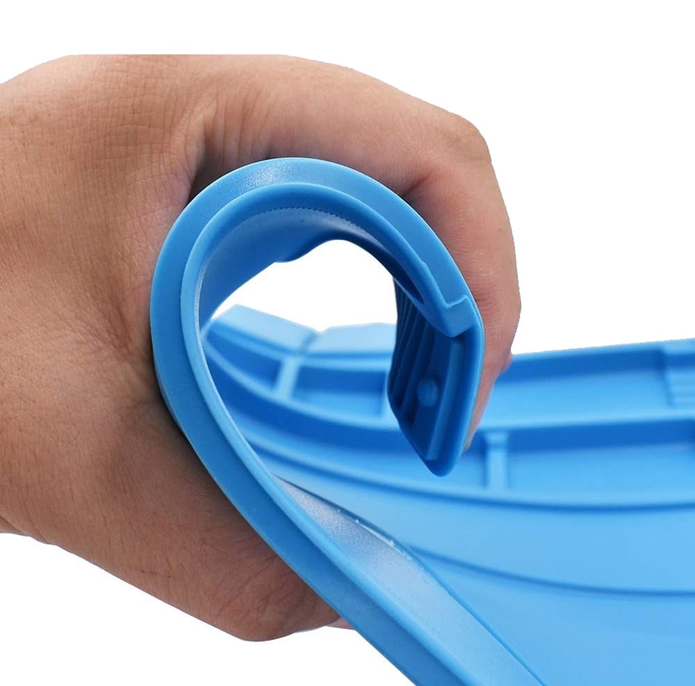 Tappeto da Saldatura e Riparazione Antistatico Antiscivolo Magnetico 45 x 30 cm in Silicone Blu TECHLY - immagine 8