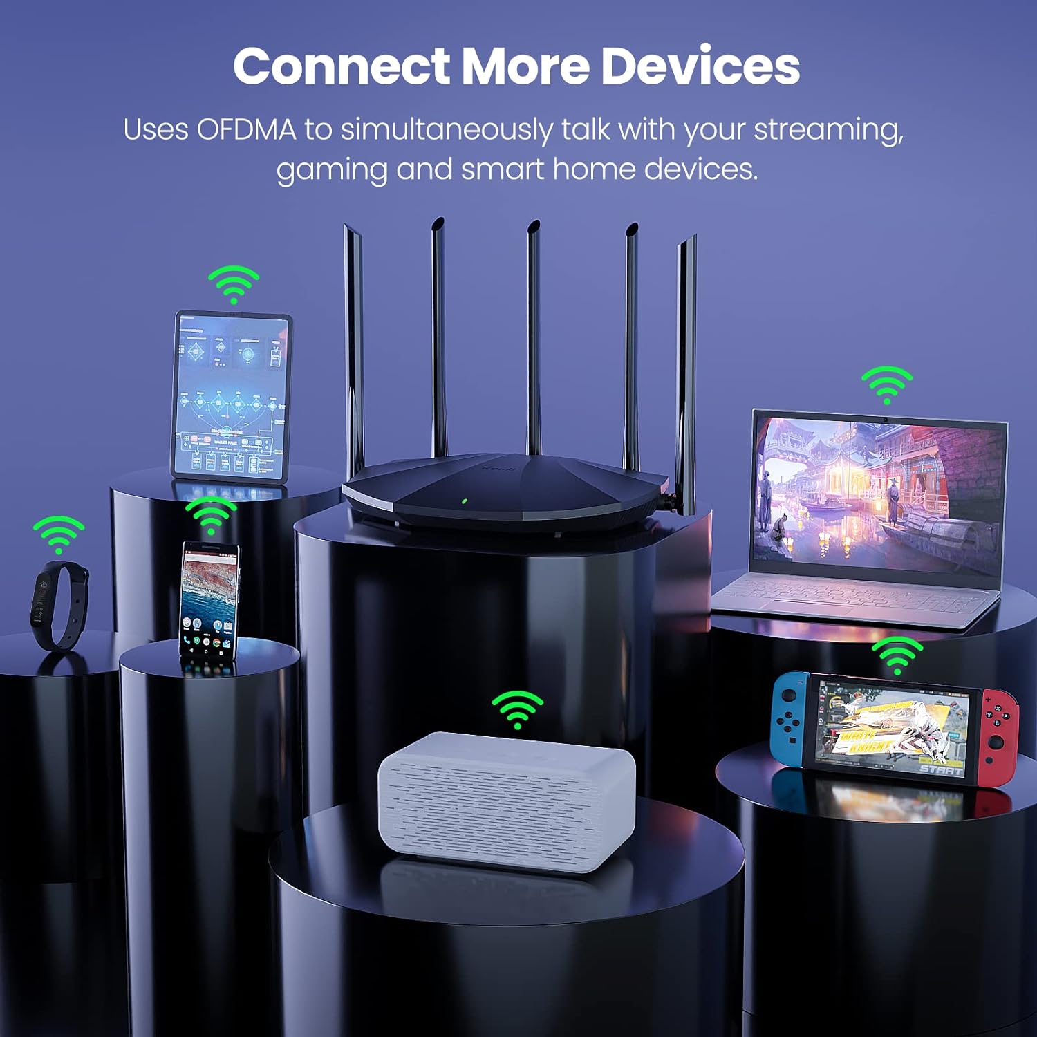Router Wireless Dual-band Gigabit Ethernet, TX2 PRO TENDA - immagine 8