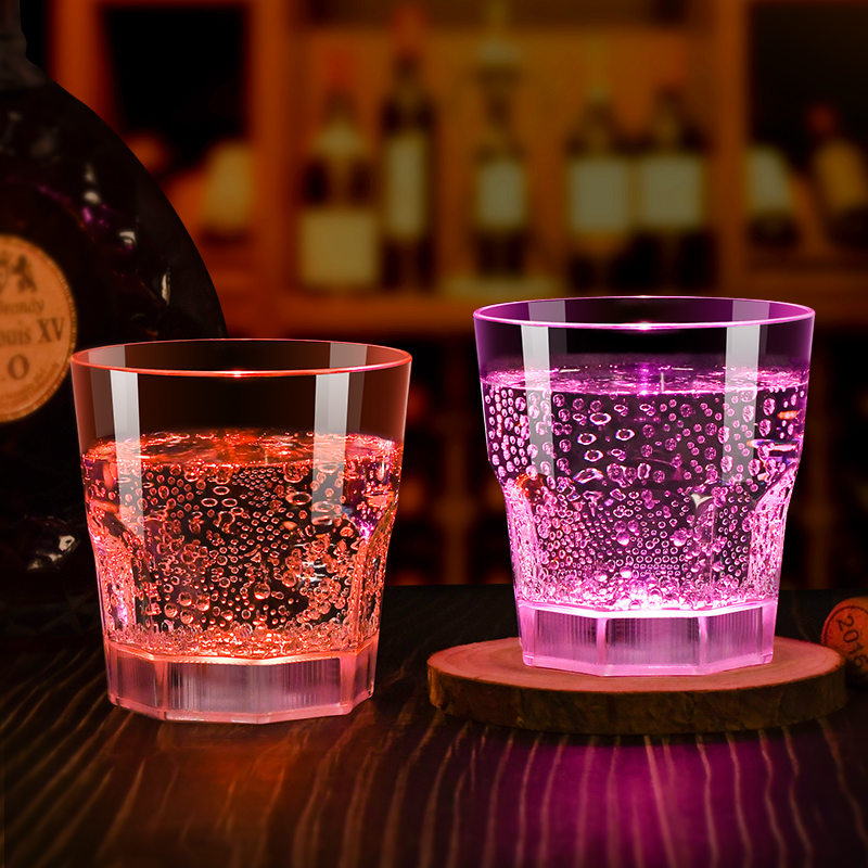 Confezione da 6 Bicchieri Tumbler 250 ml con 6 Colorazioni LED TECHLY - immagine 8