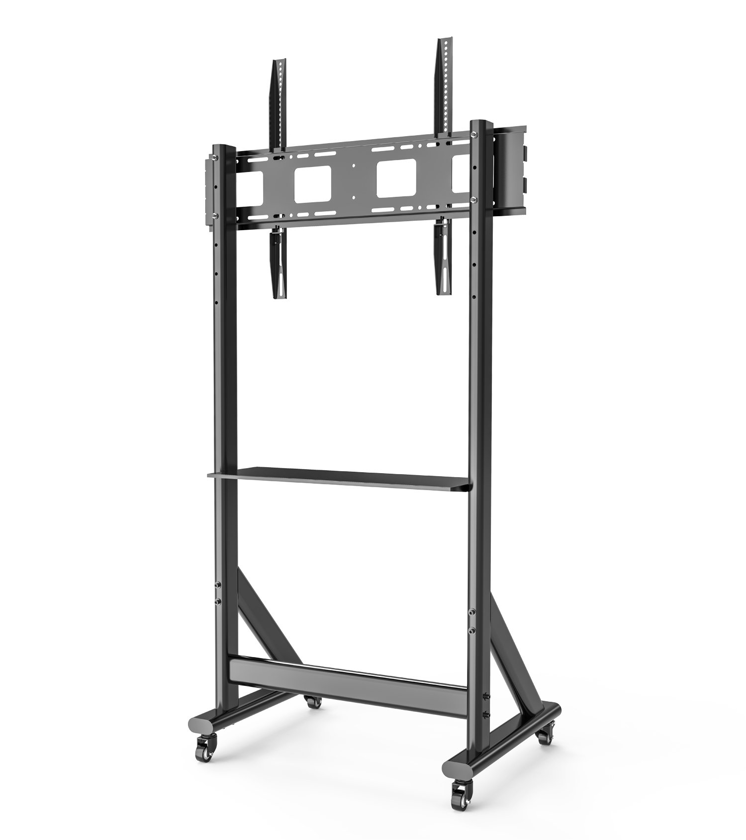 Supporto da Pavimento TV LCD/LED 55-100'' Altezza Regolabile con Mensola TECHLY - immagine 8