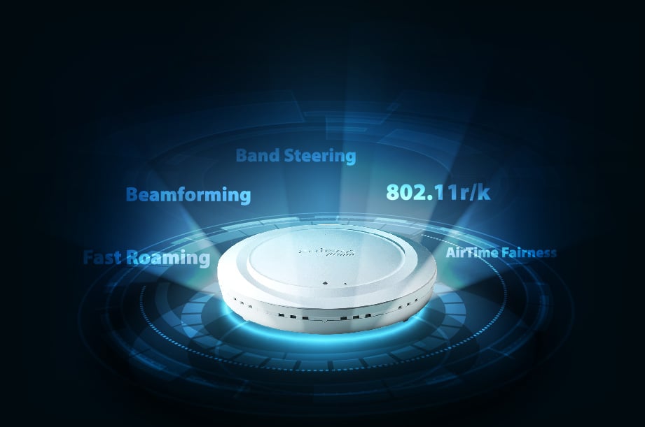 Access Point PoE AX1800 con montaggio a soffitto dual-band e Wi-Fi 6, CAX1800 EDIMAX - immagine 9