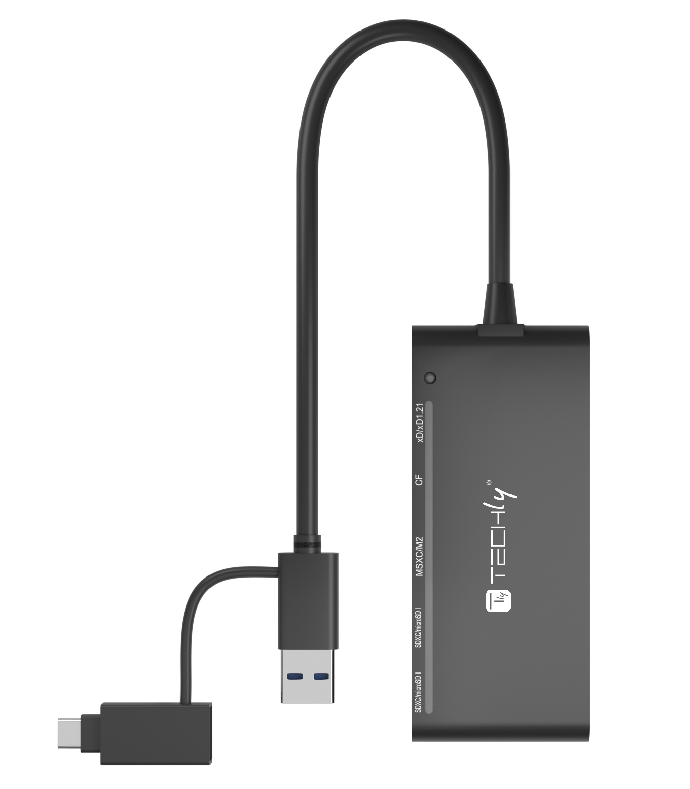 Lettore di Memorie SD 7 in 1 USB 3.0 tipo A e USB-C™ TECHLY - immagine 9