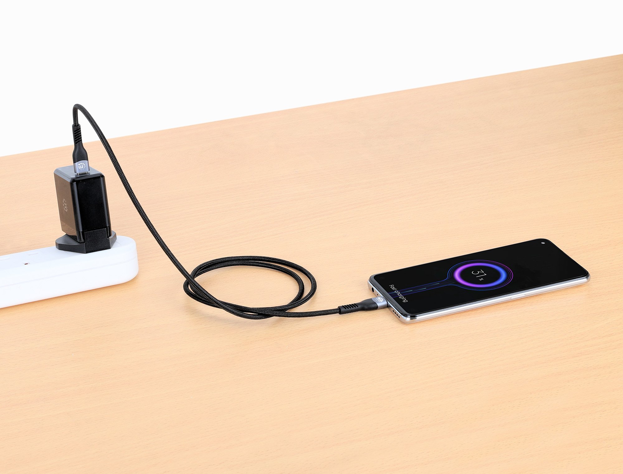 Cavo USB 2.0 EPR USB-C™ M/M 240W PD 3.1 e-Mark 2m MANHATTAN - immagine 9