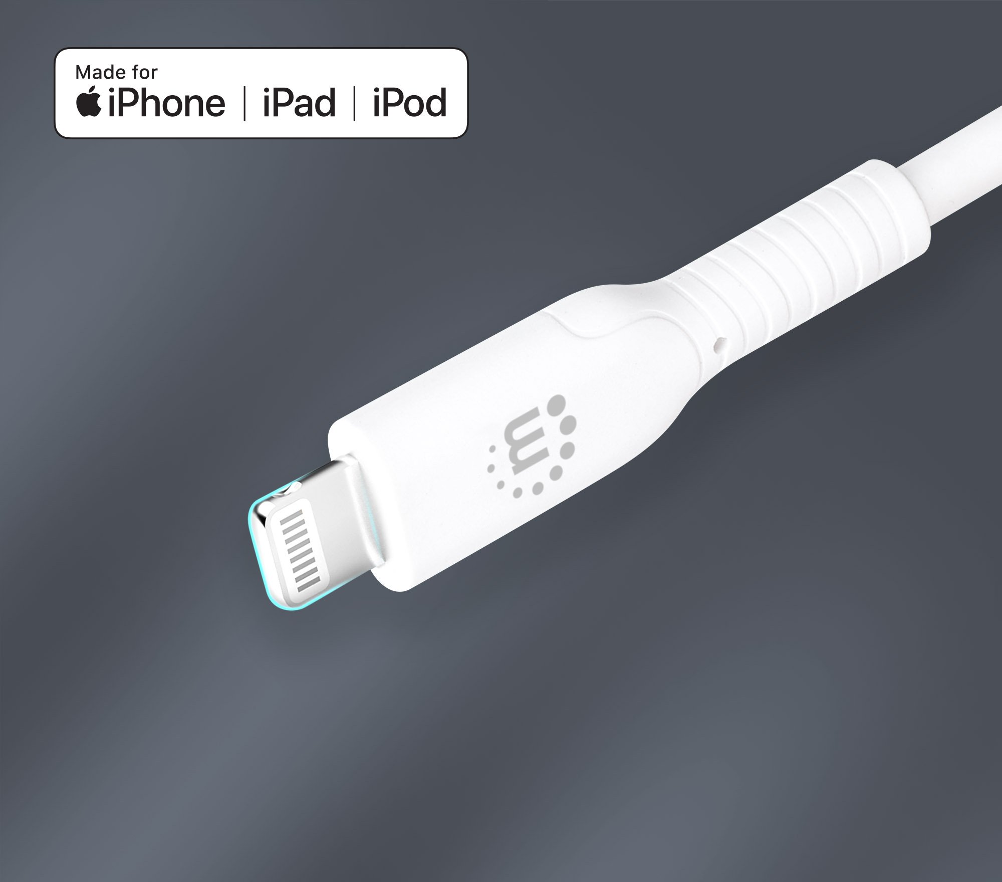 Cavo di Ricarica e Sincronizzazione USB-C™ a Lightning® 2m Bianco MANHATTAN - immagine 9