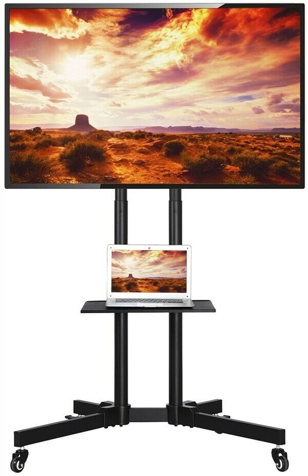Trolley da Pavimento con Mensola per TV LCD/LED/Plasma 37-70'' TECHLY - immagine 7