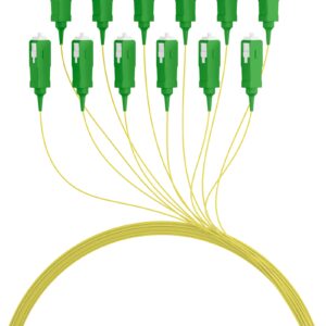 Pigtail Fibra Ottica Monomodale OS2 SC/APC G657A2 2m Giallo OEM