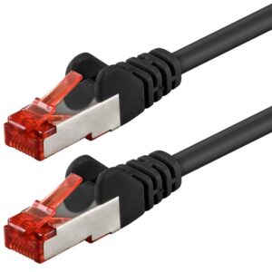 Cavo di rete Patch in rame Cat. 6 Nero SFTP LSZH 0,25m GOOBAY