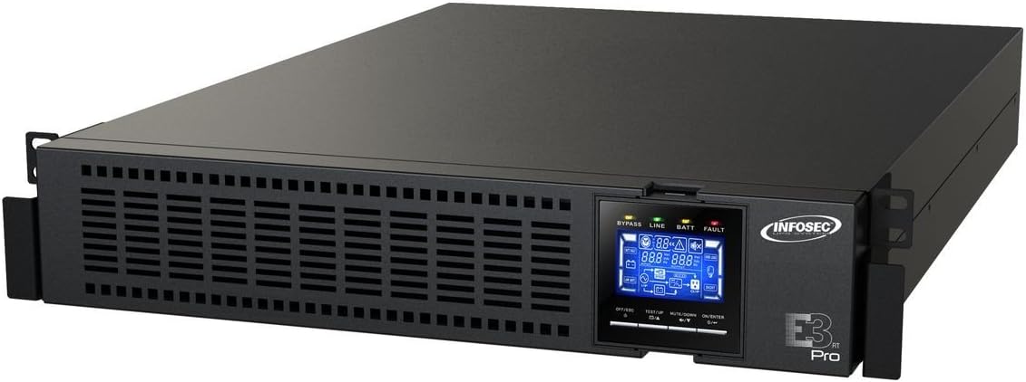 Gruppo di Continuità UPS E3 Pro 6000VA 5400W On Line Nero INFOSEC