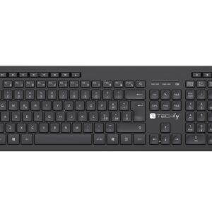 Tastiera Wireless Layout Italiano Nero TECHLY