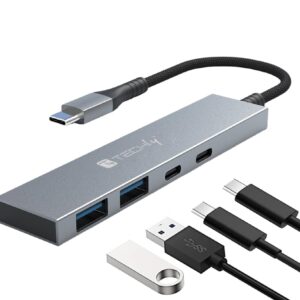 Hub USB3.2 Slim 2 Porte USB-A e 2 Porte USB-C™ TECHLY