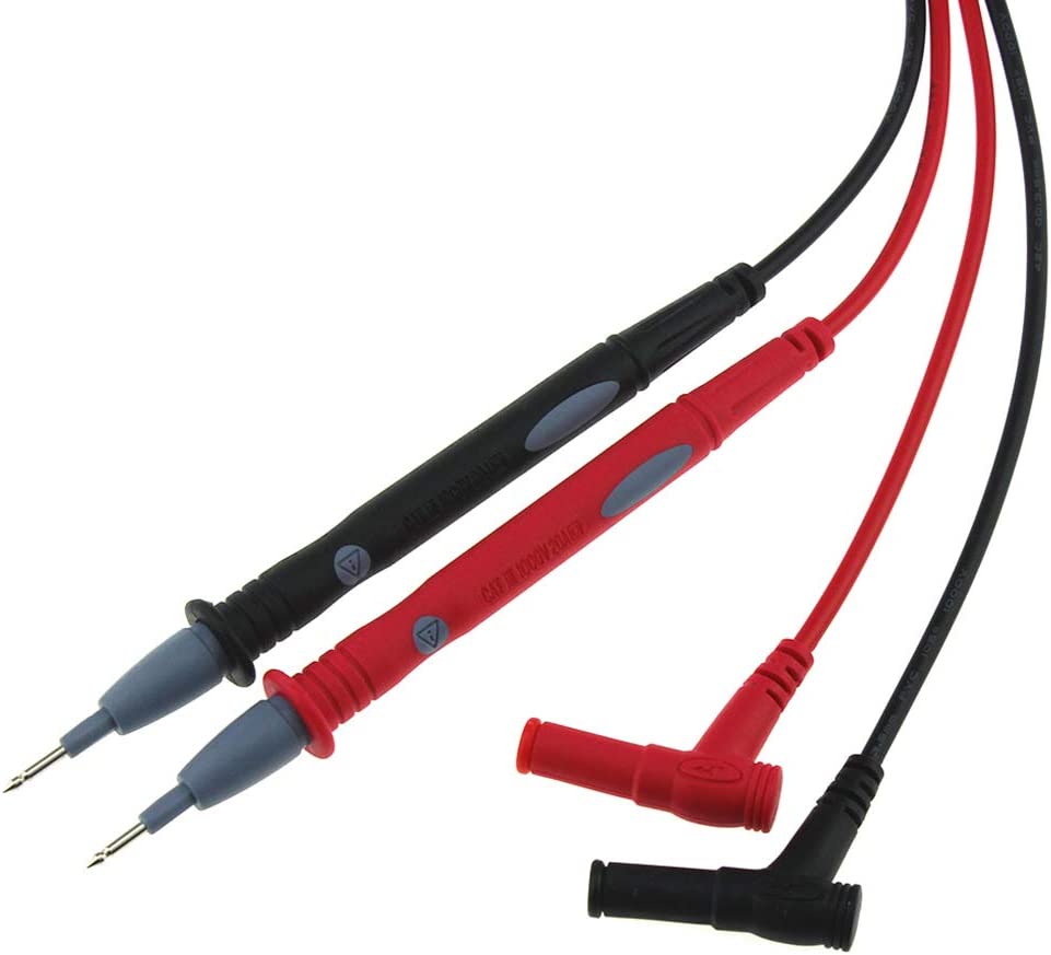 Coppia Puntali per Tester Multimetro CAT.III 1000V Cavi di Prova KPS