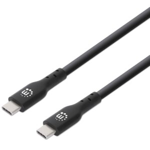 Cavo USB-C&trade; Maschio/Maschio USB 3.2 Gen2 SuperSpeed 0,5m Nero MANHATTAN