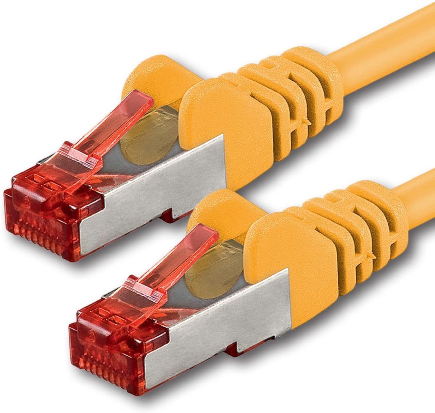 Cavo di rete Patch in rame Cat. 6 Giallo SFTP LSZH 0,25m GOOBAY