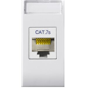 Domus S44 Presa RJ45 Cat.7 FTP Bianco Lucido AVE