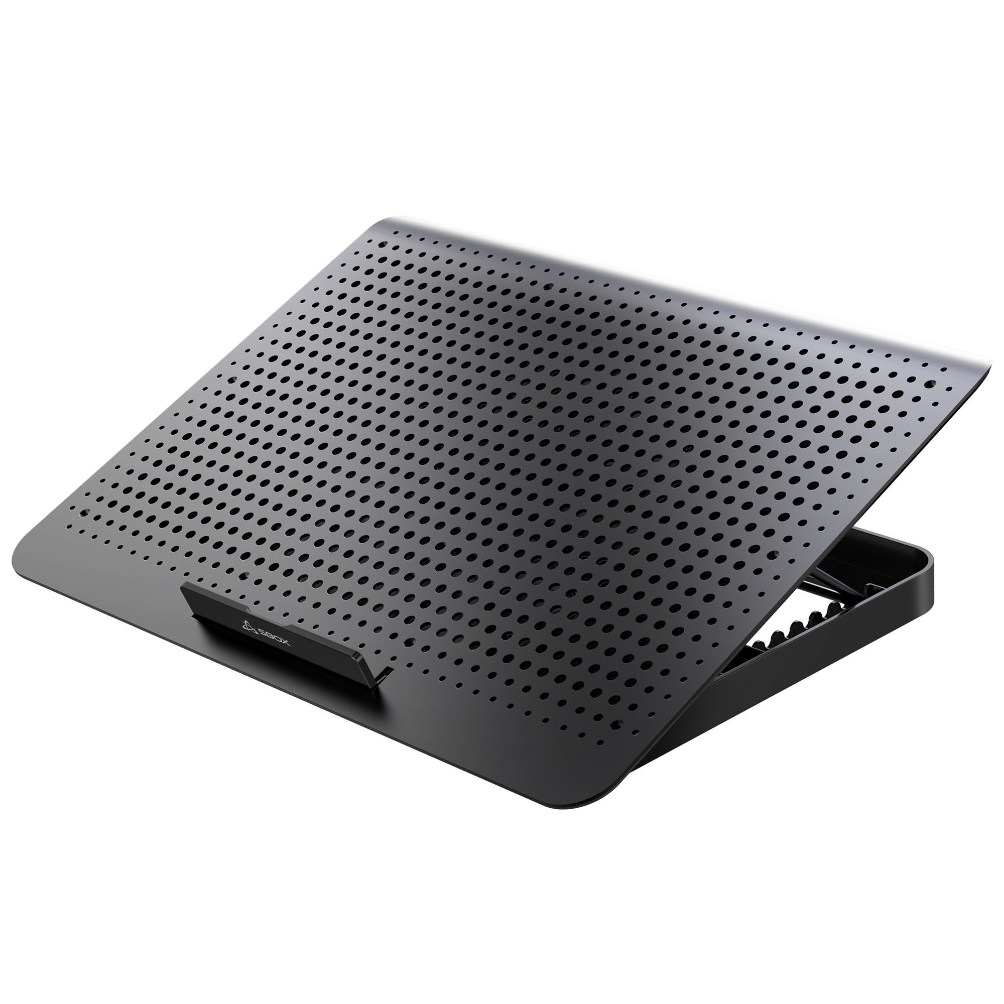 Supporto di Raffreddamento per Notebook fino a 17,3'' con 8 Regolazioni di Altezza e 2 Porte USB, CP-28 SBOX