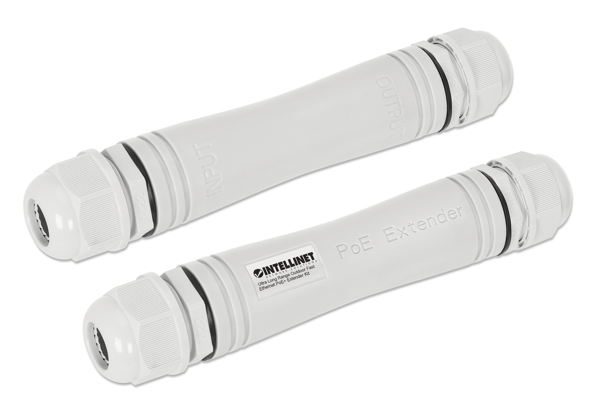 Kit di Estensione PoE+ Fast Ethernet per Esterni INTELLINET