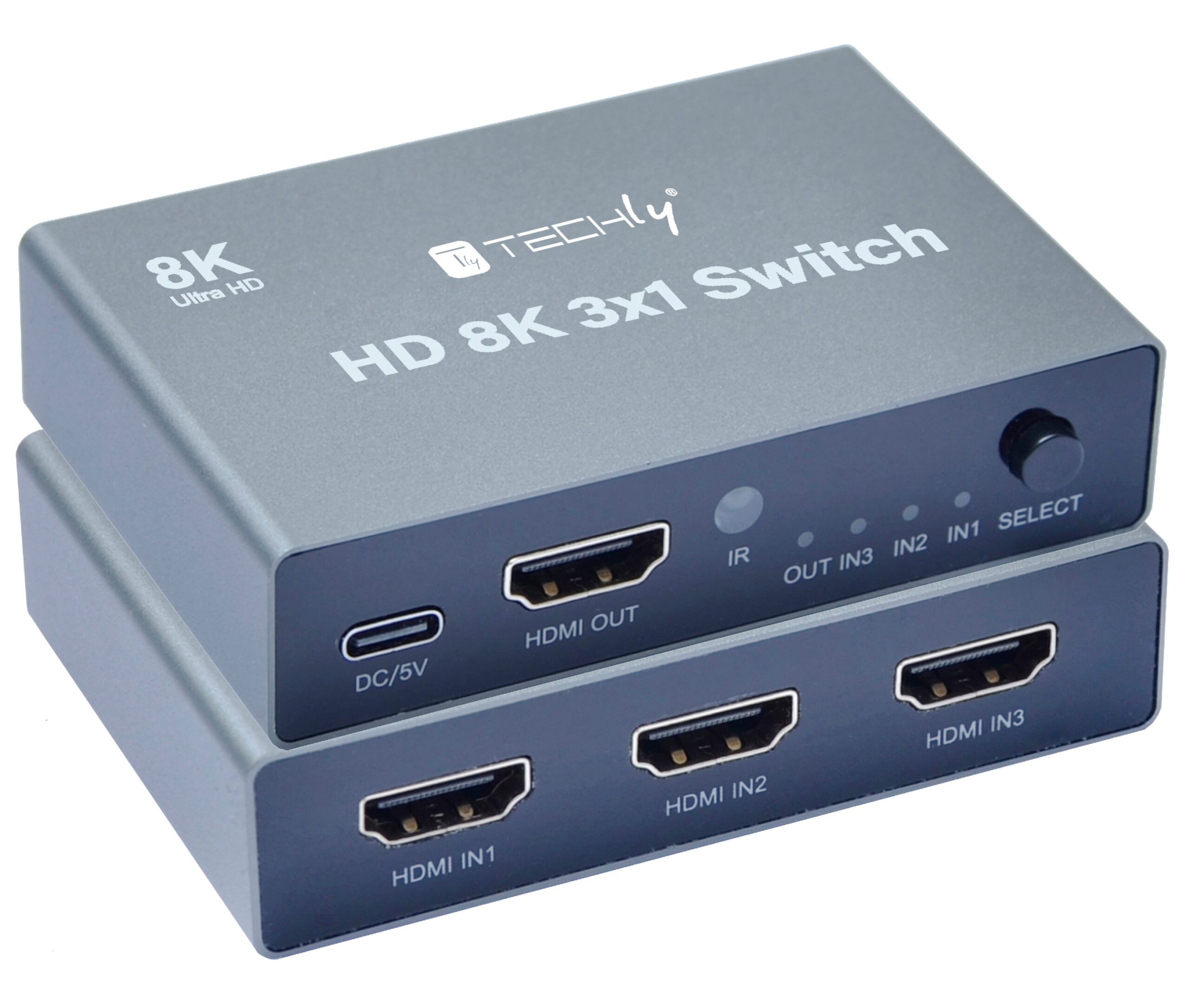 Switch 3x1 HDMI 2.1 8K TECHLY