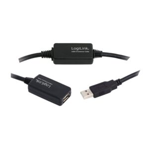 Cavo Amplificatore Prolunga USB A/M a USB-A/F 25m LOGILINK