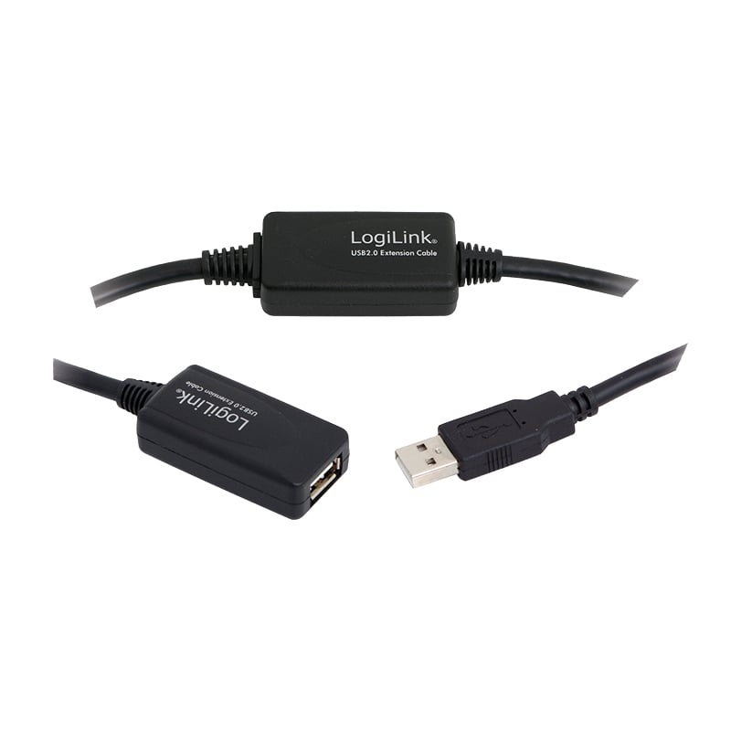 Cavo Amplificatore Prolunga USB A/M a USB-A/F 25m LOGILINK