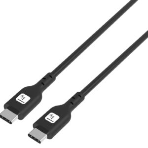 Cavo USB-C&trade; M/M E-Mark USB 2.0 240W PD 2m Nero TECHLY