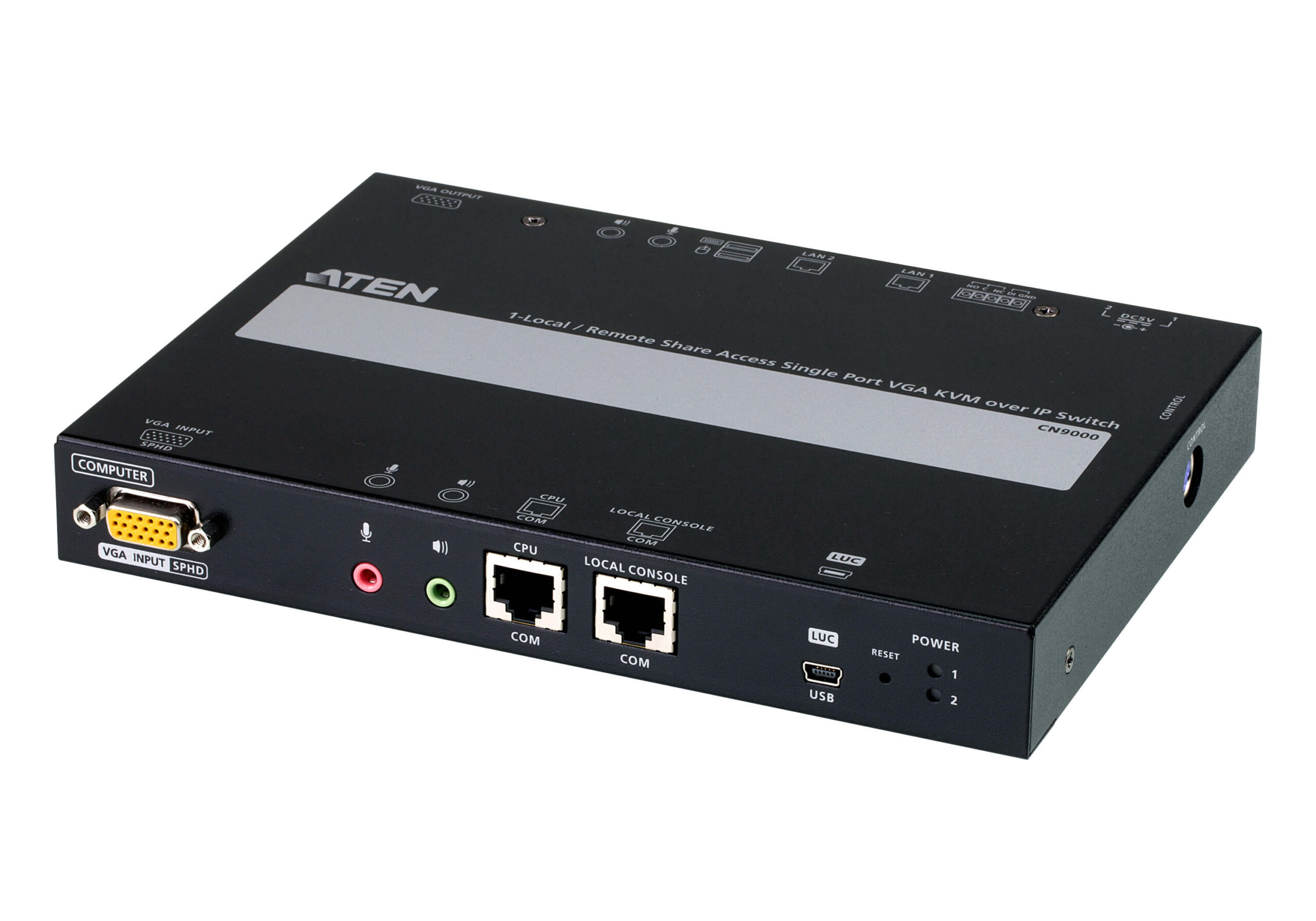 Switch KVM over IP VGA Singola Porta accesso condiviso Locale/Remoto, CN9000-AT-G ATEN