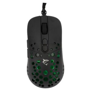 Mouse Ottico USB Gaming 12800 Dpi Retroilluminazione LED RGB 7D Nero, TRISTAN-2 WHITE SHARK