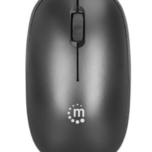 Mouse Wireless Ottico USB 1200 dpi MW3050 Nero MANHATTAN