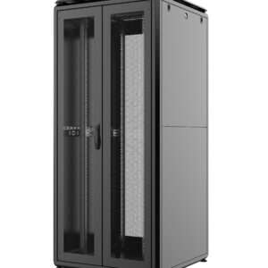 Armadio Server Rack 19'' 800x1000 38U Nero Porta Grigliata Doppio Battente serie Evolution Ventilato TECHLY PROFESSIONAL