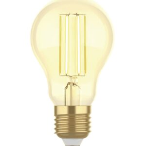 Lampadina Intelligente E27 Ambra Calda 4,9W LED a Filamento Alexa e Google Assistant Classe F, R5137 WOOX
