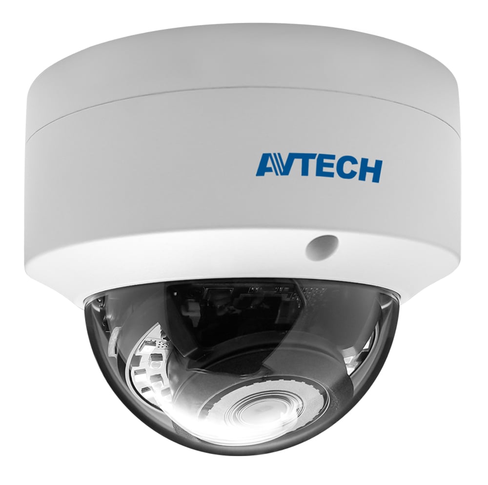 Telecamera IP Dome Lente Motorizzata H.265 IR da 5 MP IP66 Rilevamento Basato su AI, DGM5345GCATP AVTECH